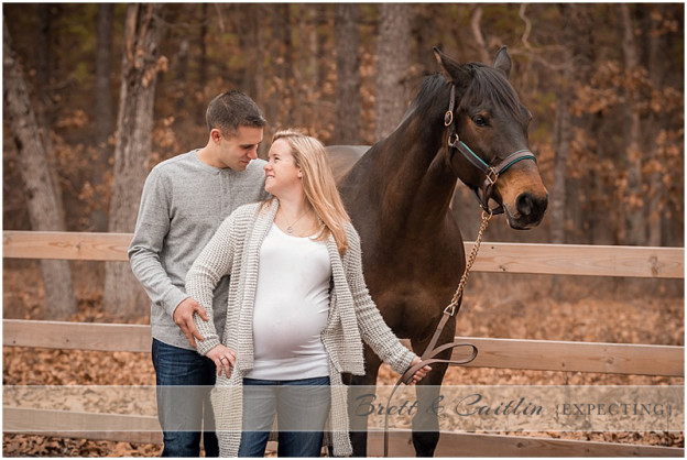 horse maternity session farm stables